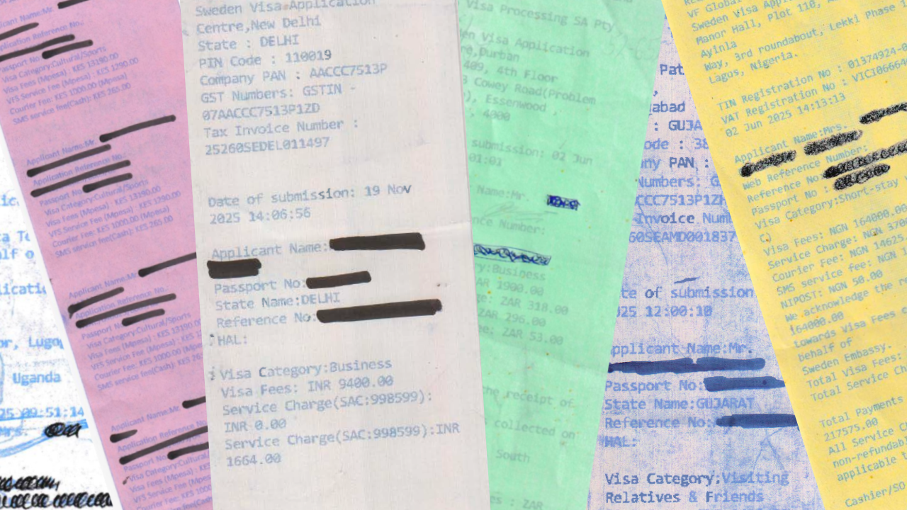 How we turned visa receipts into evidence of VFS’s add-on business